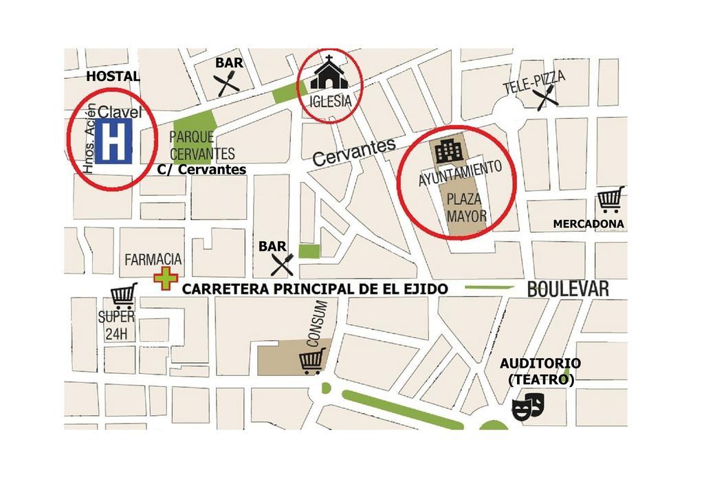 Hostal Centro Ejido El Ejido Exteriör bild
